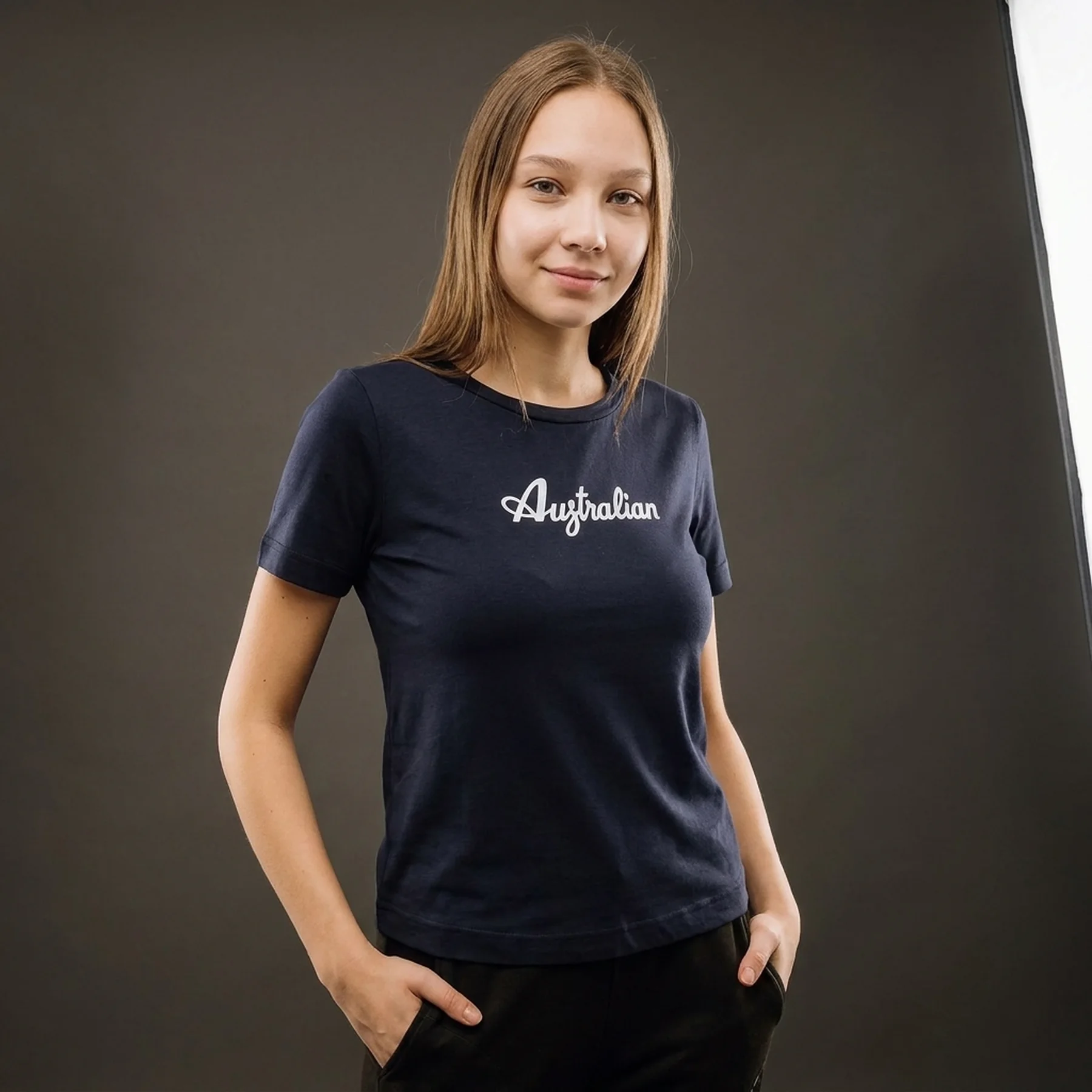 Футболка жіноча Australian Cotton Tee Holographic Logo Blue (LSDTS0030-200)