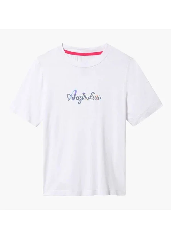 Футболка жіноча Australian Cotton Tee Holographic Logo White (LSDTS0030-003)