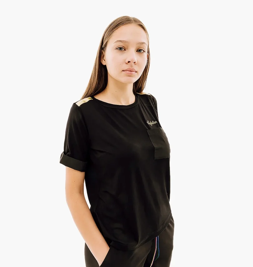 Футболка жіноча Australian Gold Tape Jersey V Tee Black (LSDTS0028-003)