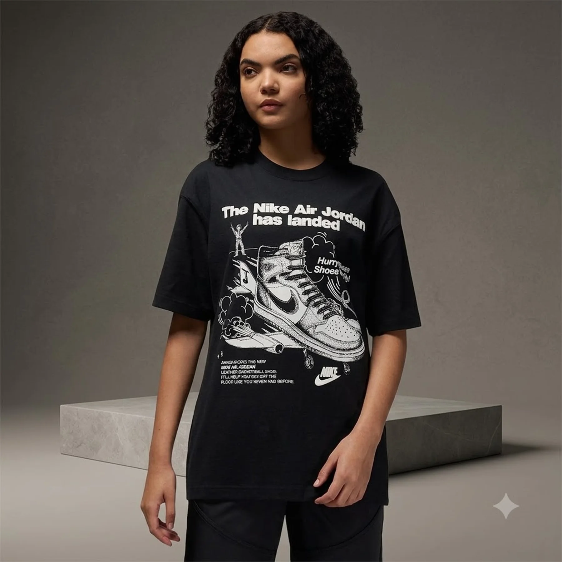 Футболка жіноча Jordan Air Oversized Graphic T-Shirt (HJ0136-010)