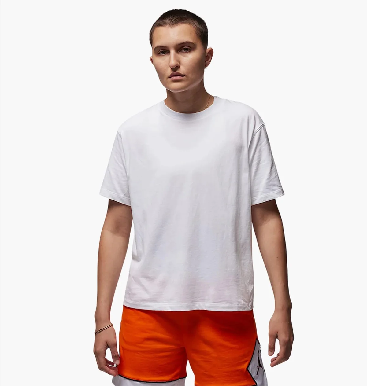Футболка жіноча Jordan Core Blank Ss Tee White (DX7042-100)