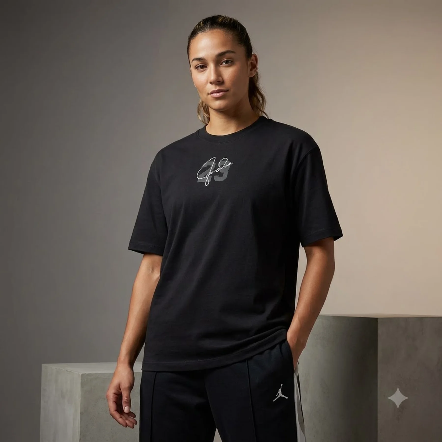 Футболка жіноча Jordan Essentials S/S Graphic Tee Black (DM3244-010)