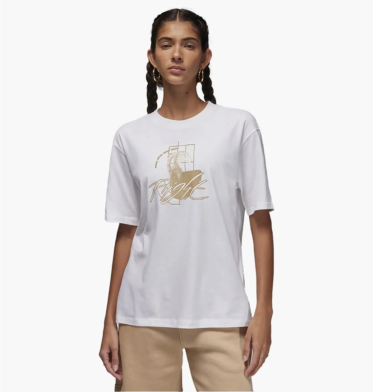 Футболка жіноча Jordan Graphic T-Shirt White (FD7244-100)