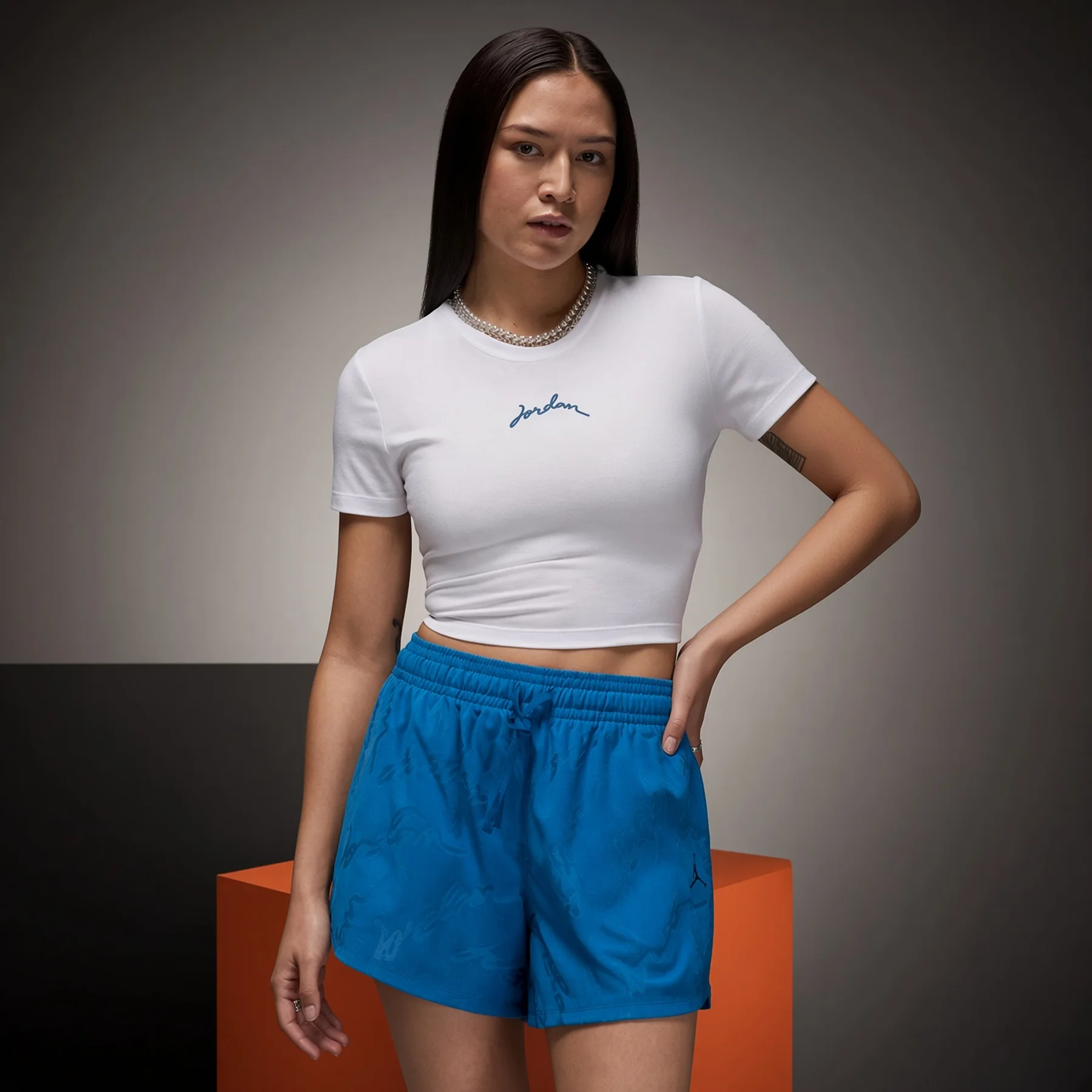 Футболка жіноча Jordan Slim Cropped T-Shirt (FN5720-100)