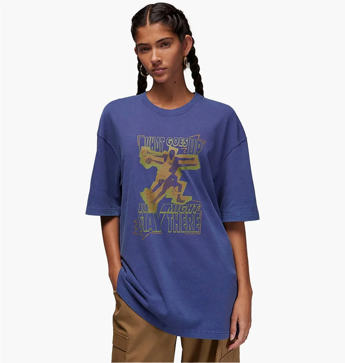 Футболка жіноча Jordan T-Shirt Oversized Heritage (FD7208-502)