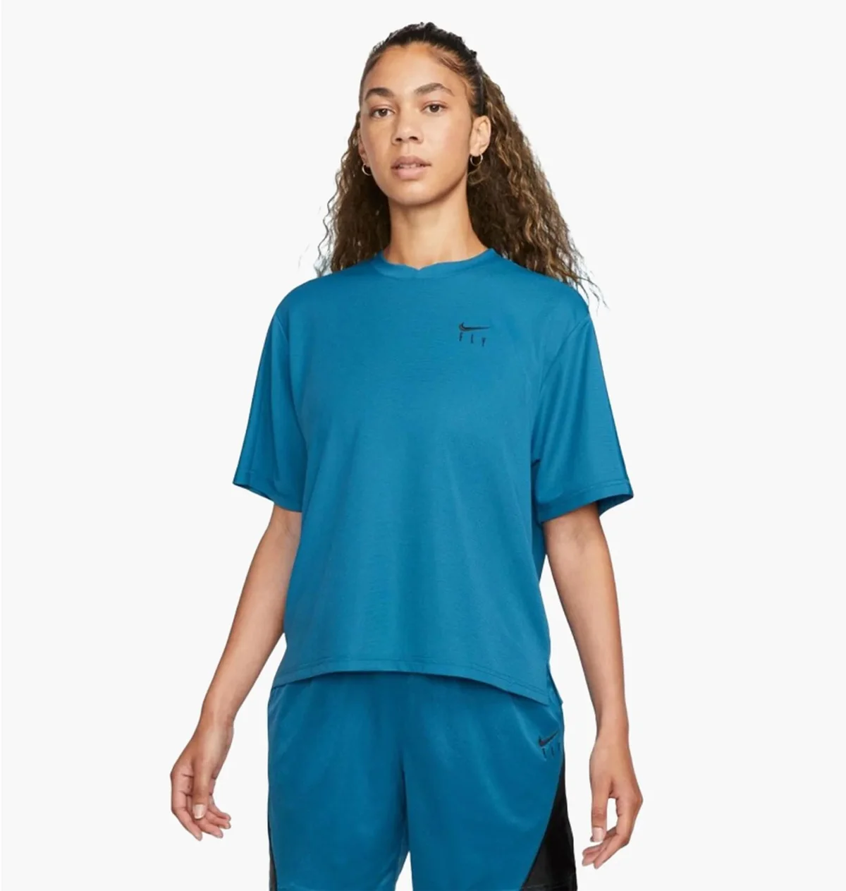 Футболка жіноча Nike Dri-Fit Warmup Blue (FB7992-457)