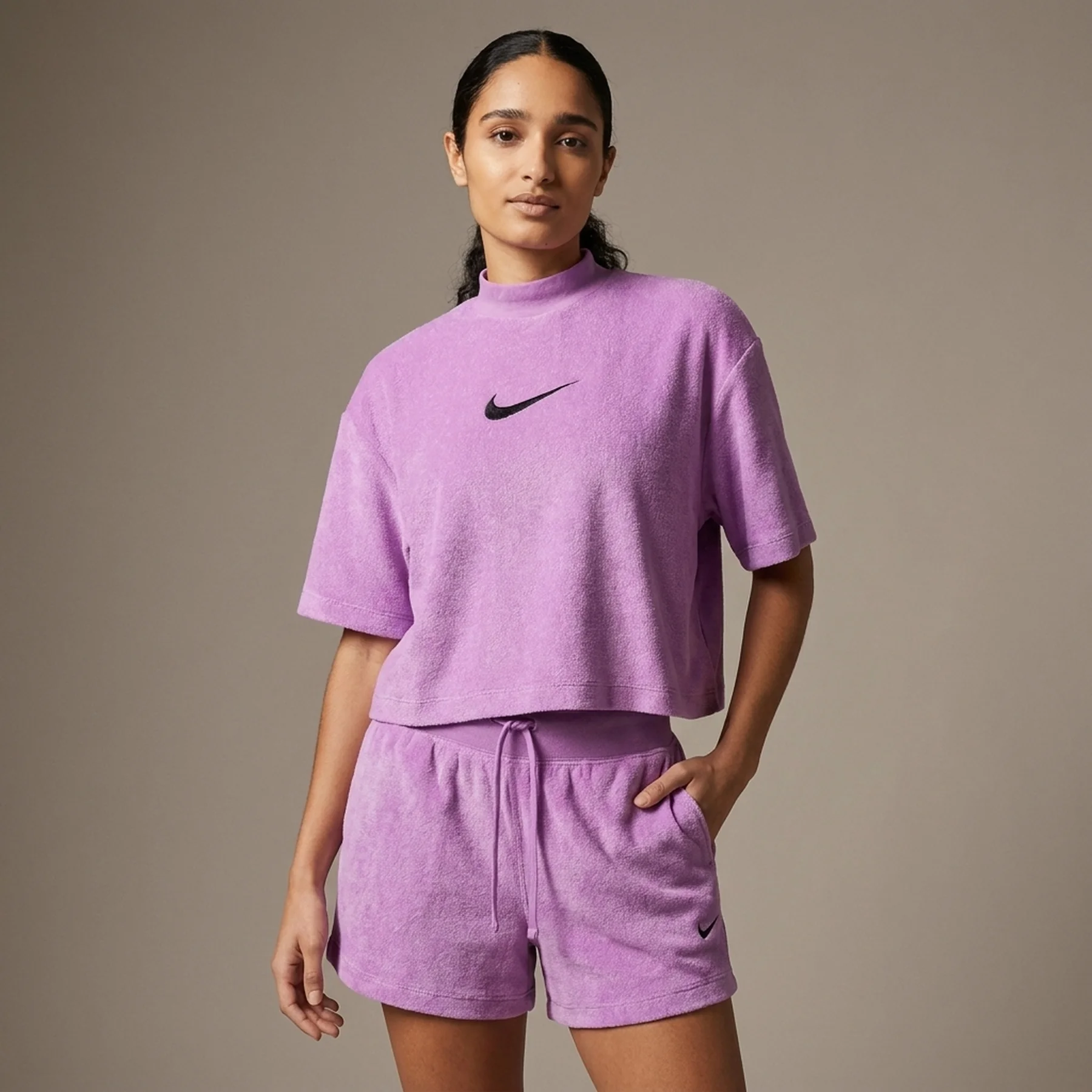 Футболка жіноча Nike Fleece T-Shirt (FJ4894-532)