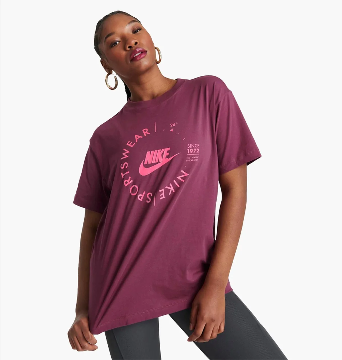 Футболка жіноча Nike Nsw Tee Bf Prnt Su (FD4235-653)