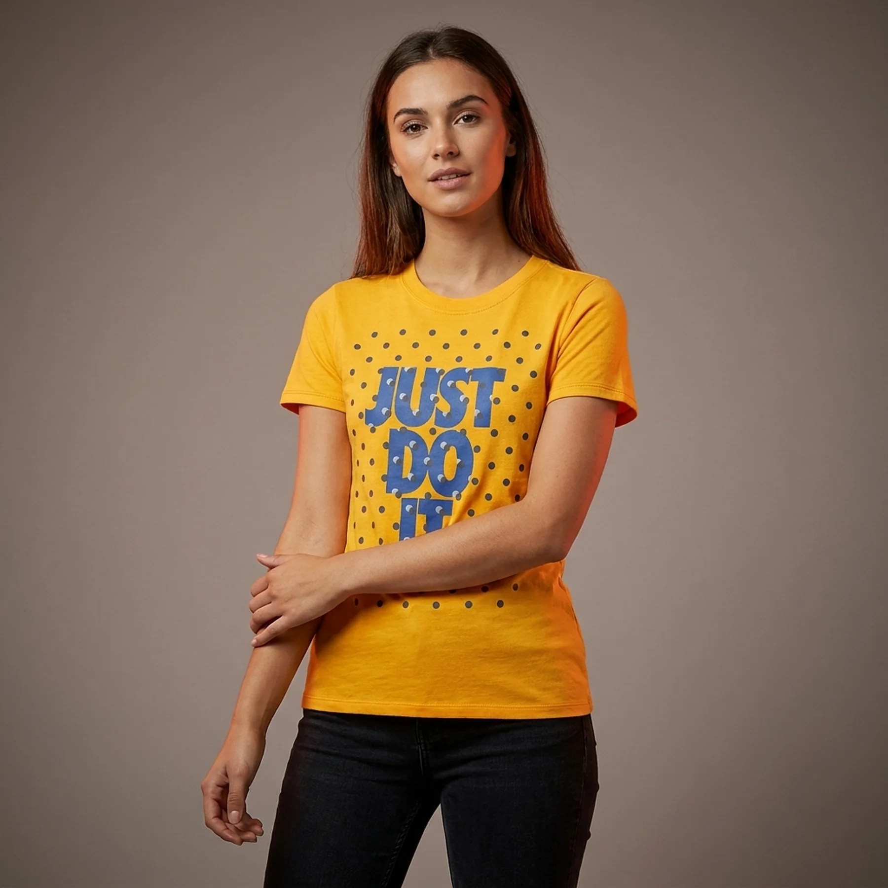 Футболка жіноча Nike Odjeca-Majica-Jdi Shadow Dot Td Tee Yth (742119-703)