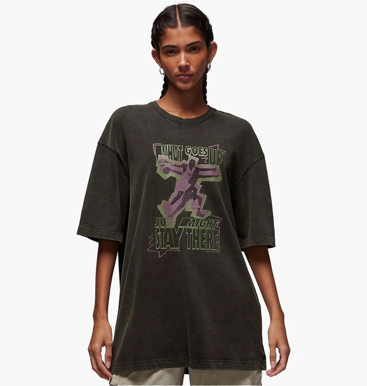 Футболка жіноча Nike Oversized T-Shirt Black (FD7208-010)