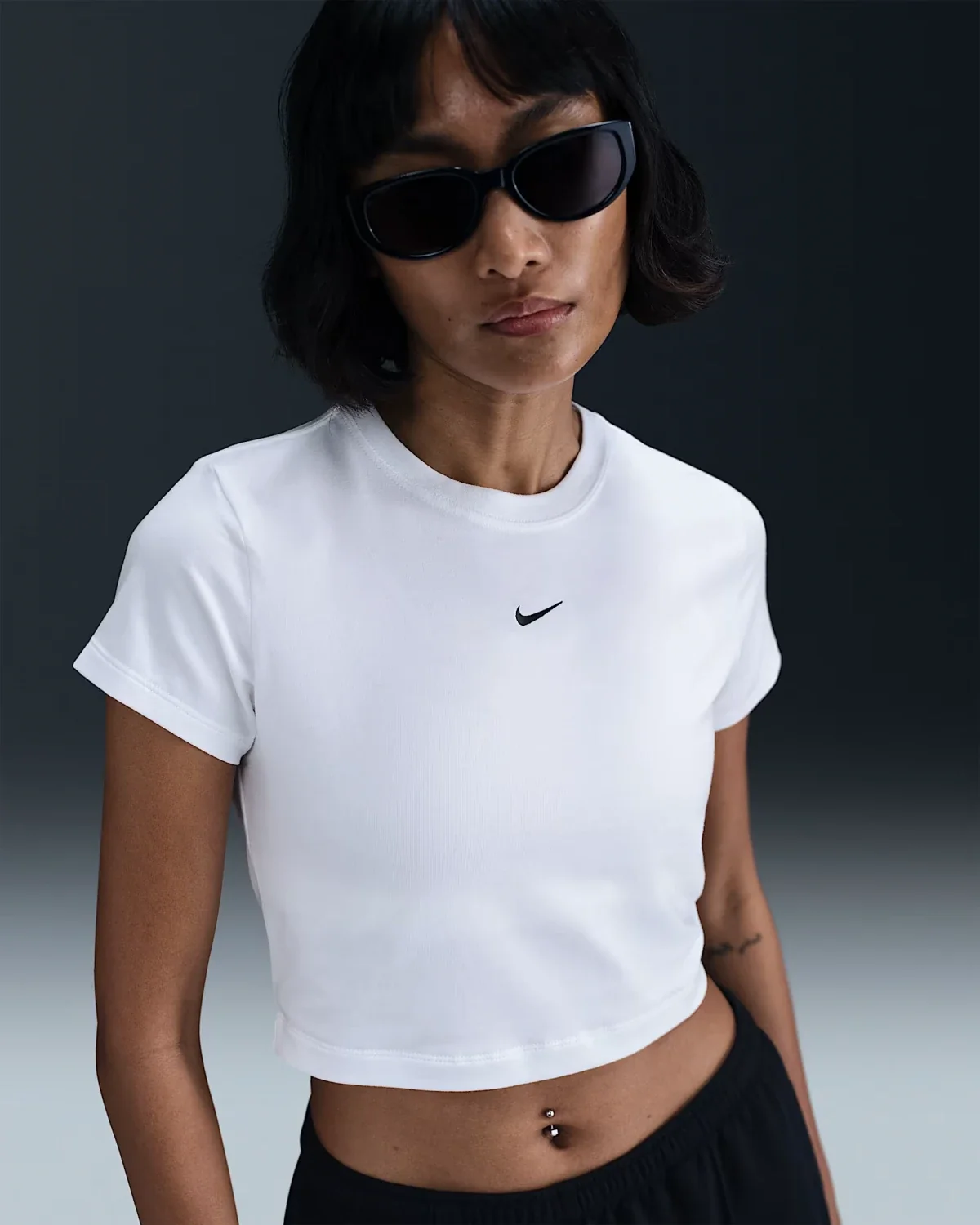 Футболка жіноча Nike Sportswear Chill Knit Cropped T-Shirt (HF9538-101)