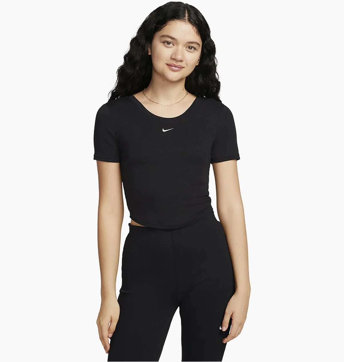 Футболка жіноча Nike Sportswear Chill Knit Tight Scoop (FN3664-010)