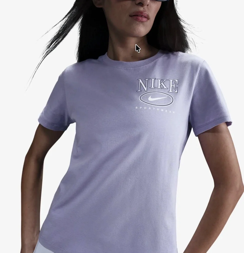 Футболка жіноча Nike Sportswear Club Short-Sleeve T-Shirt (IB2447-533)