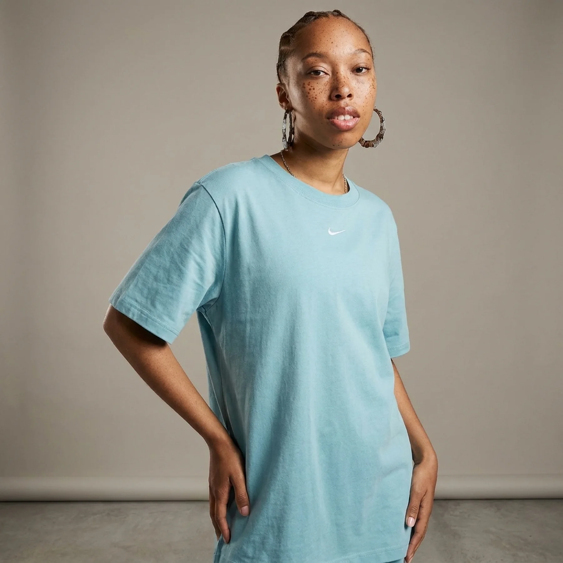 Футболка жіноча Nike T-Shirt Sportswear Essential Light Blue (FD4149-464)