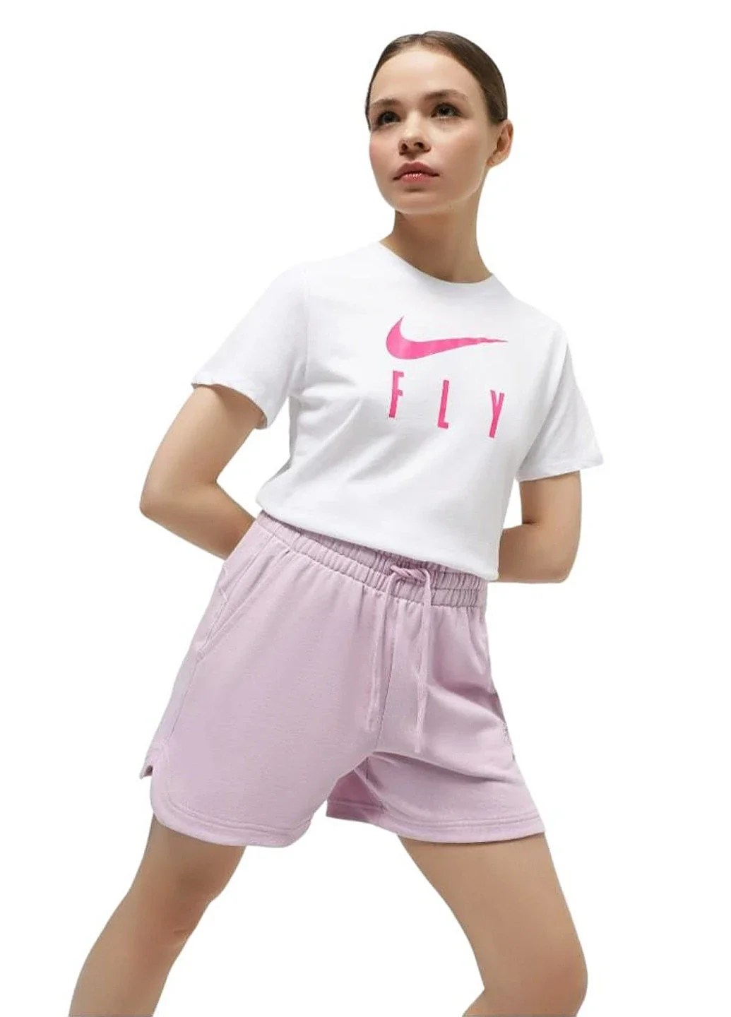 Футболка жіноча Nike W Nk Df Swoosh Fly Grx (FQ6606-100)