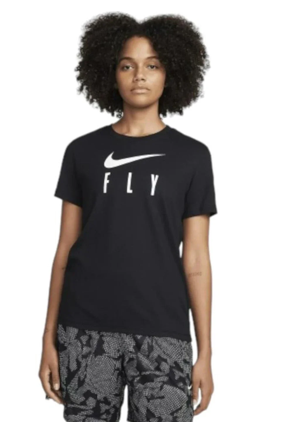 Футболка жіноча Nike W Nk Df Swoosh Fly Grx Tee (FQ6606-010)