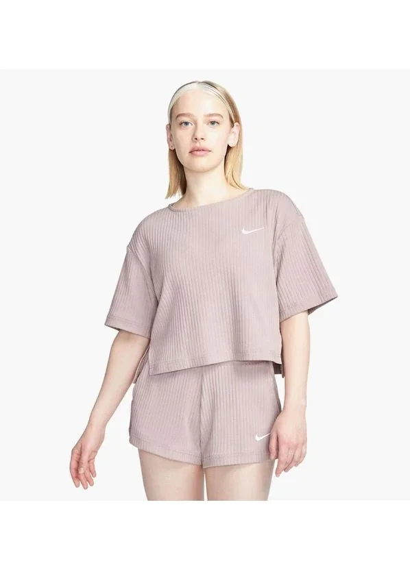 Футболка жіноча Nike W Nsw Rib Jrsy Ss Top (DV7870-272)