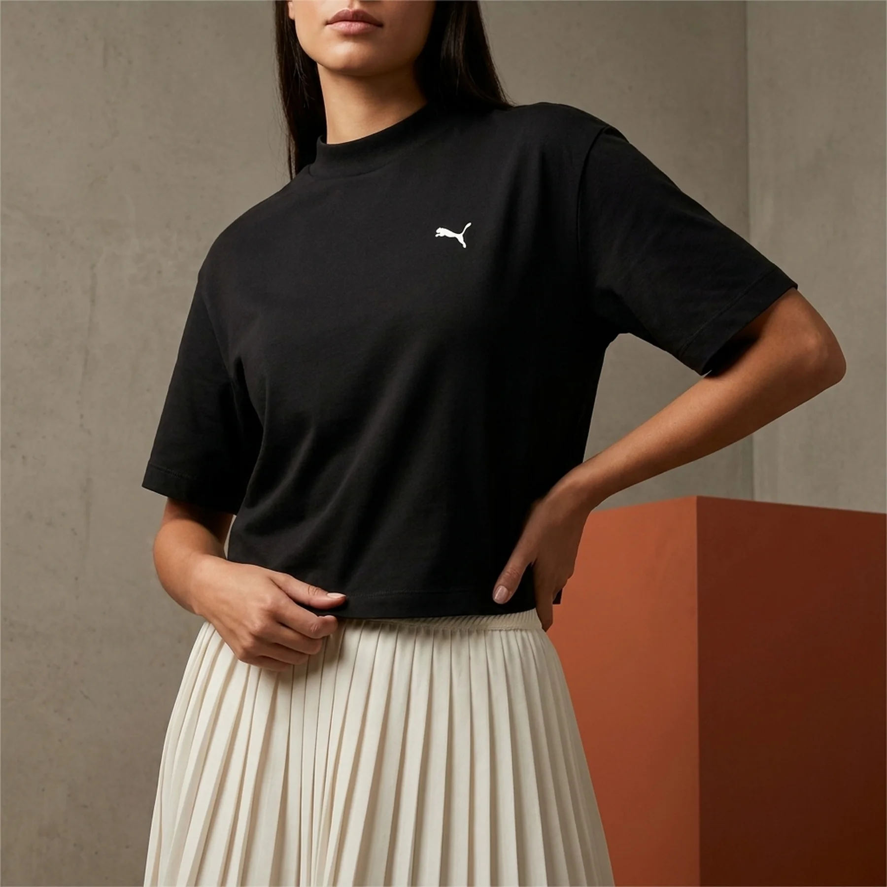 Футболка жіноча Puma Yona Sunp Mock Neck Tee (53797701)