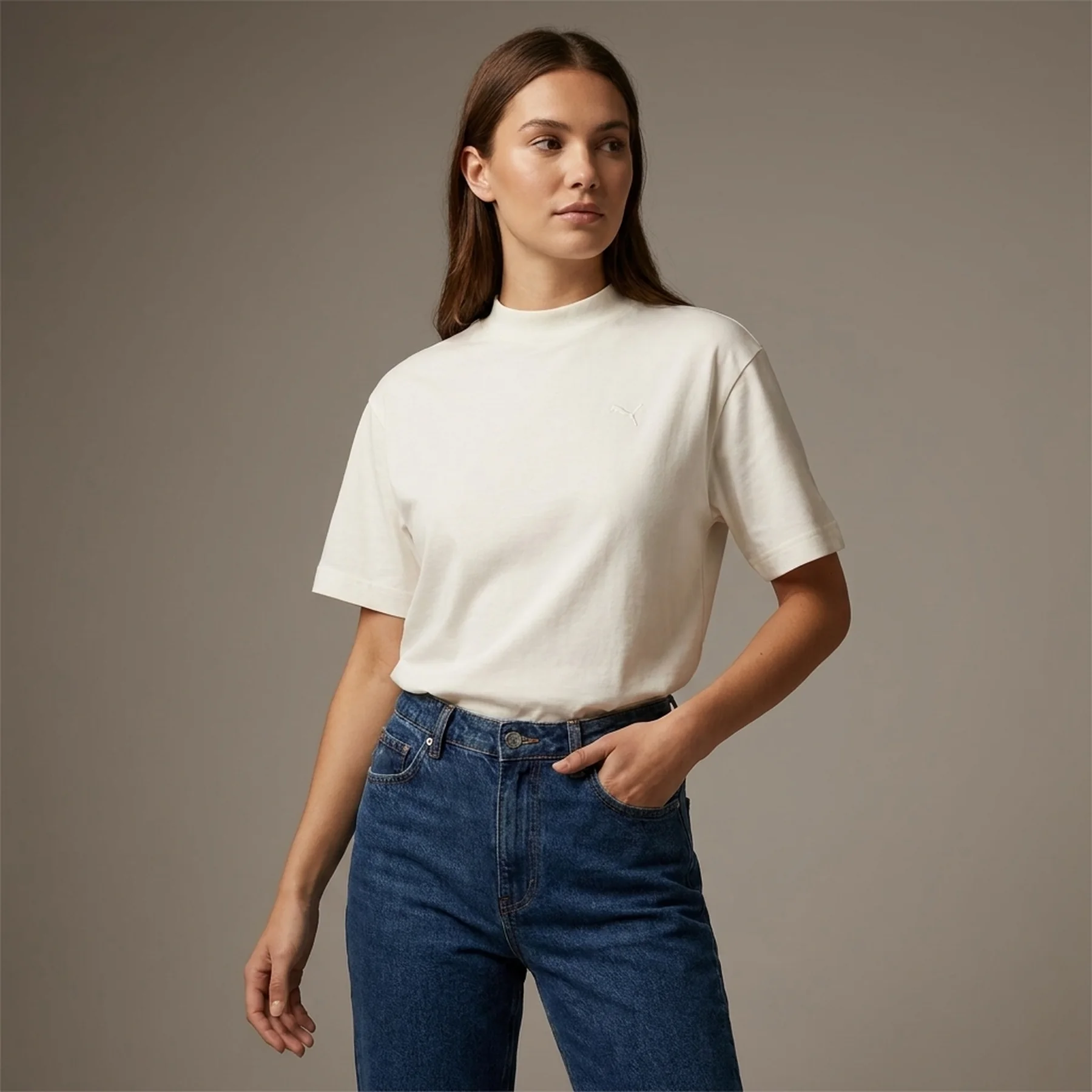 Футболка жіноча Puma Yona Sunpō Mock Neck Tee (53797765)