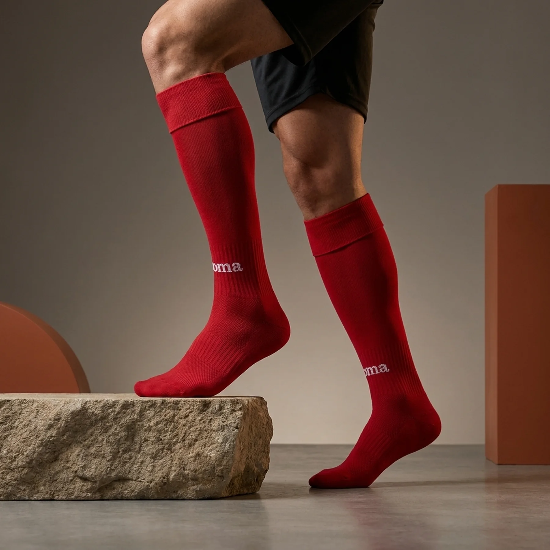 Футбольні гетри чоловічі Joma Classic Ii Red (400054.600)