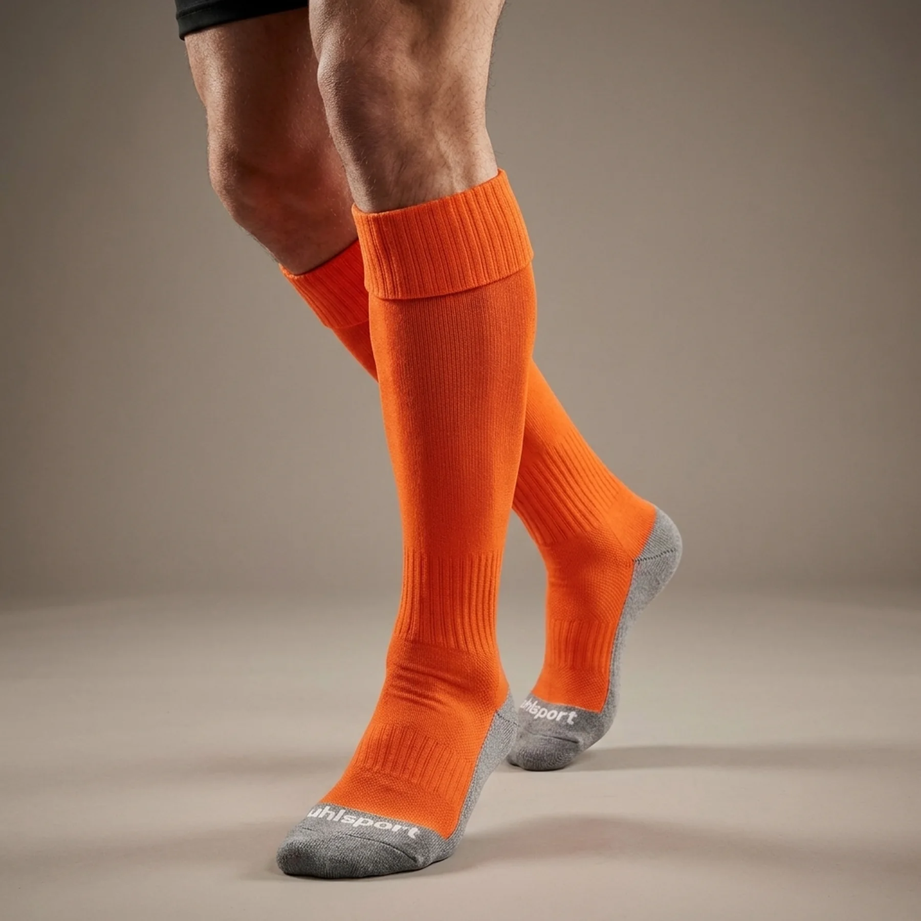 Футбольні гетри Uhlsport 112011,розмір 41-44 (помаранчеві)