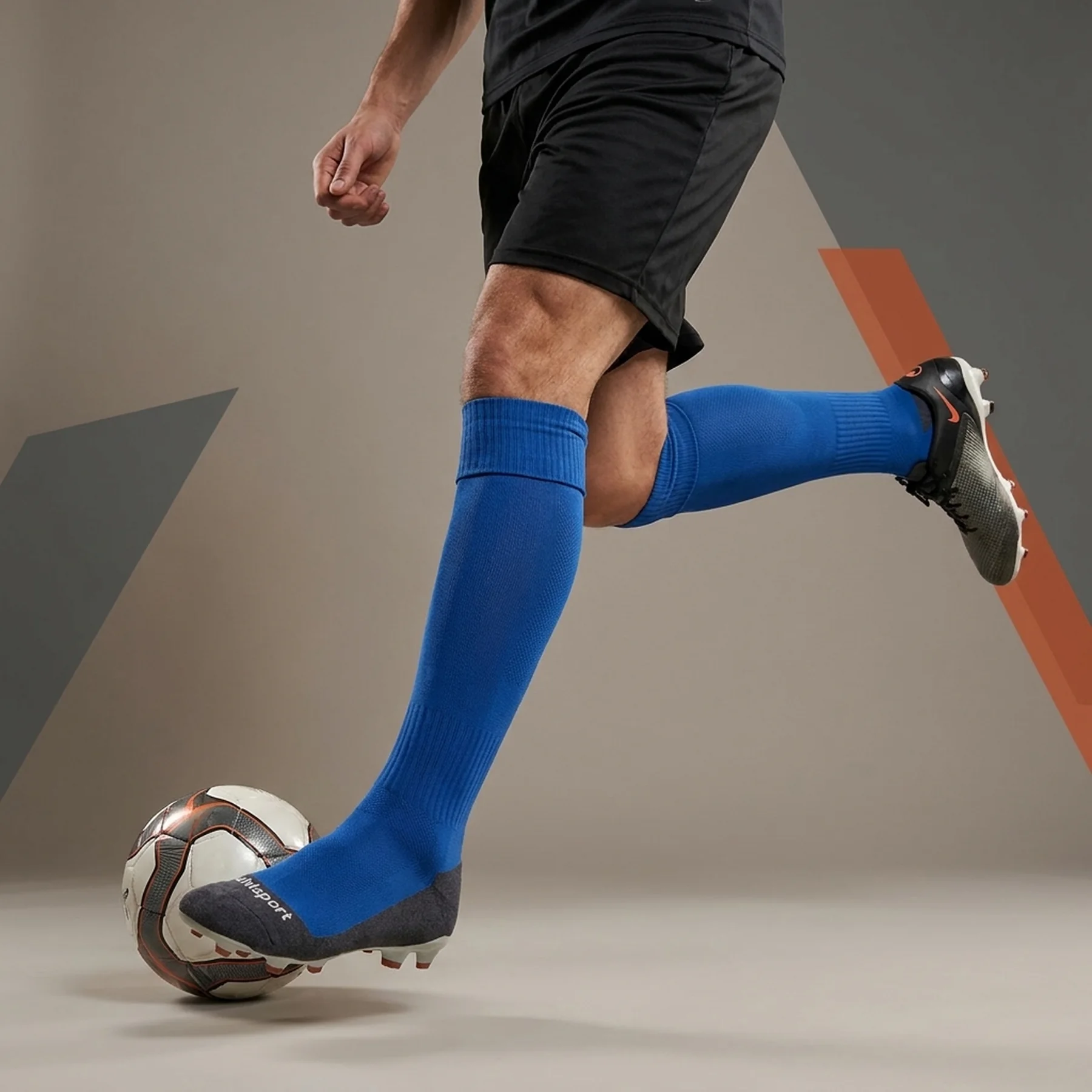 Футбольні гетри Uhlsport 120022, розмір 28-32 (сині)