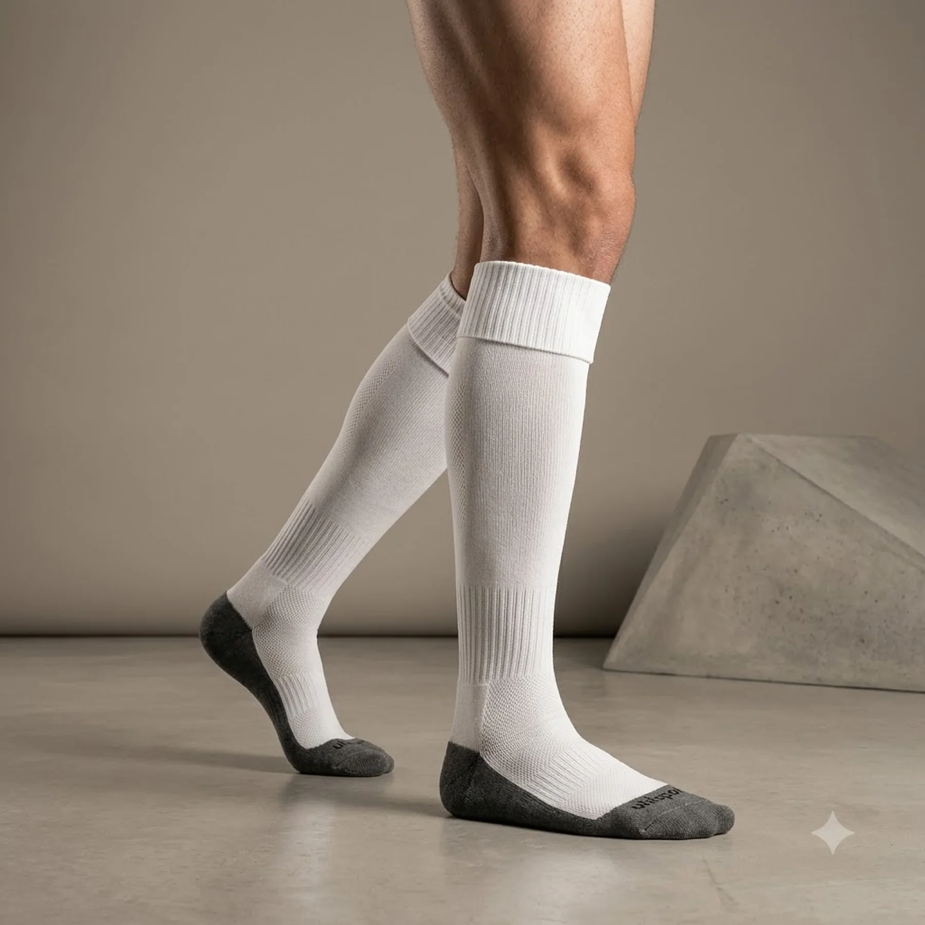 Футбольні гетри Uhlsport 122559, розмір 41-44 (білі)
