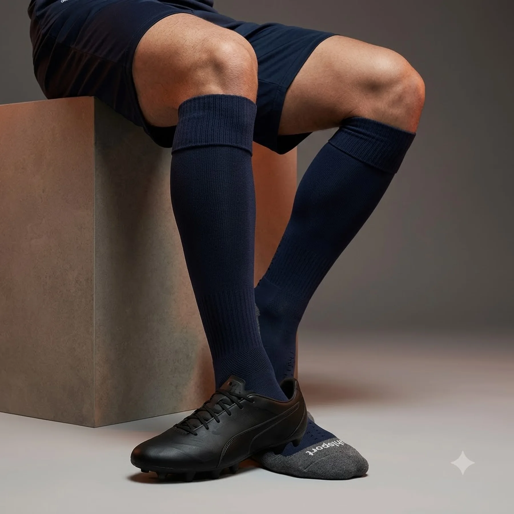 Футбольні гетри Uhlsport 124000, розмір 41-44 (сірі)