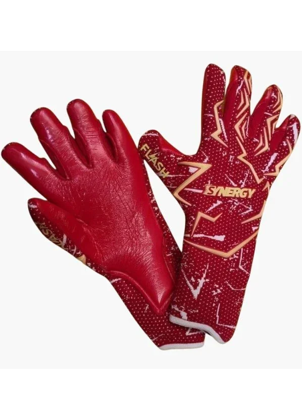 Футбольні рукавиці унісекс Synergy Flash Red Red (SY2519)