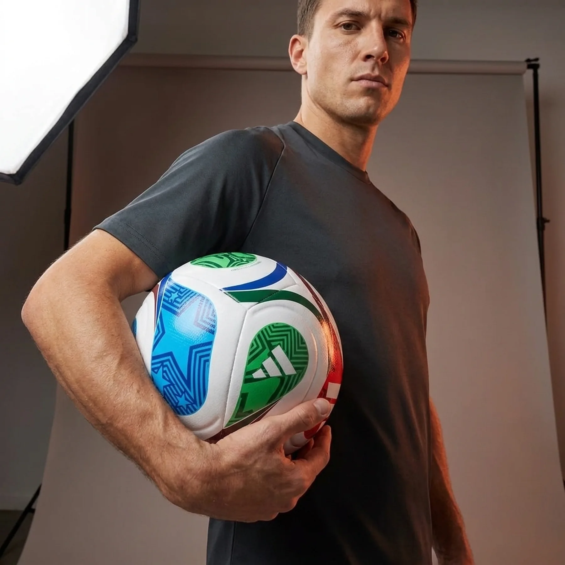 М'яч футбольний Adidas FIFA World Cup 26 Trionda Training JD8032, Цвет Белый, Размер (Европа) - 5