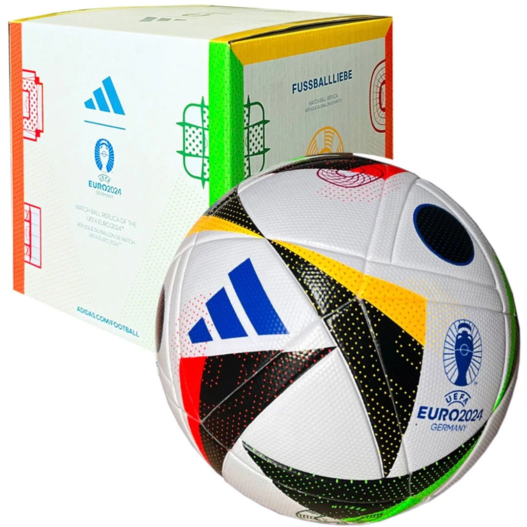 Футбольний м'яч Adidas Fussballliebe Euro 2024 League Box IN9369, розмір №5 — Футбол
