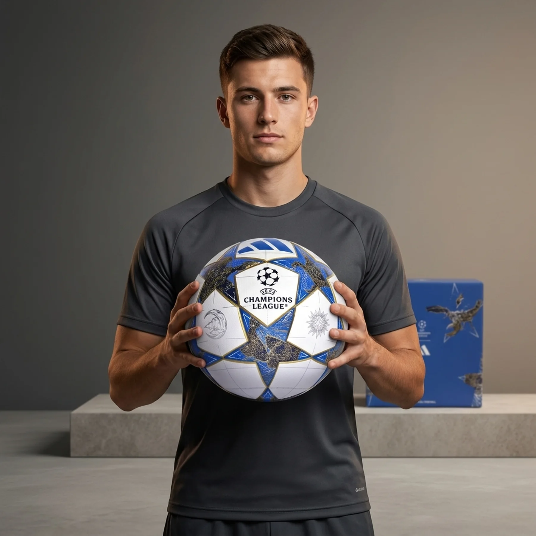 Футбольний м'яч Adidas UCL League BOX 2025 JP1548, розмір №5