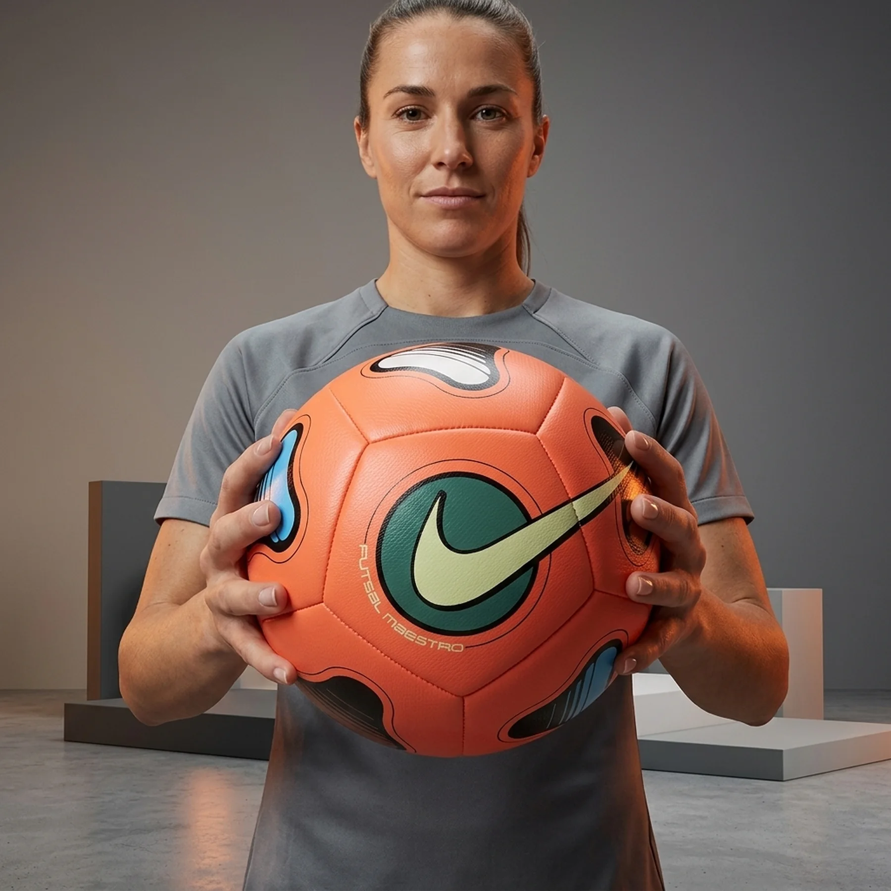Футбольний м'яч NK FUTSAL MAESTRO - HO23 FJ5547-643 Nike PRO Помаранчевий
