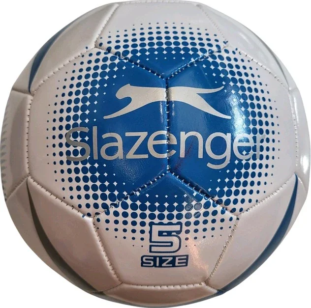 Футбольний м'яч Slazenger Ac Football White/Royal Blue/Silver/Black Size 5 (307775)