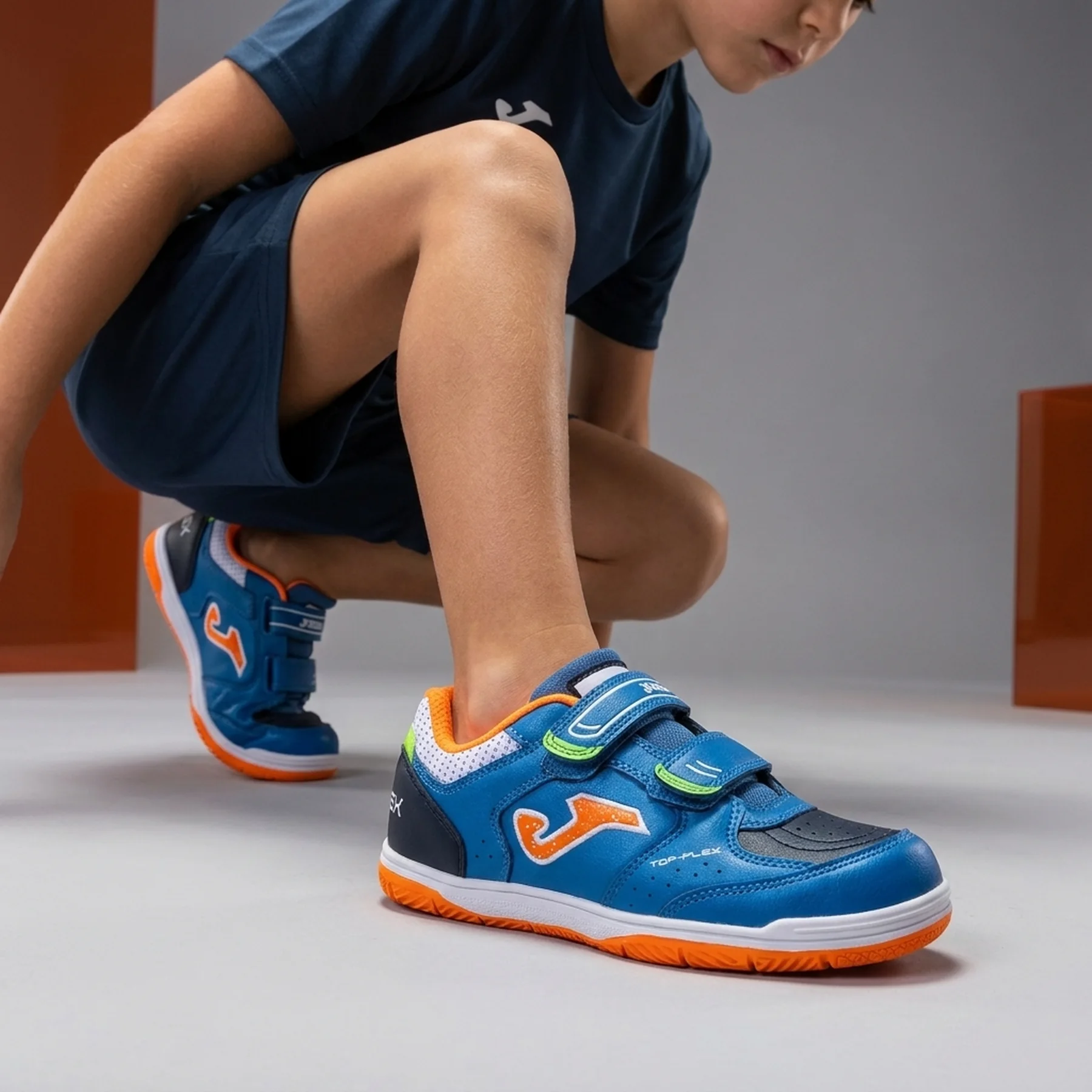 Футзалки дитячі Joma Top Flex Blue (TPJW2504INV)