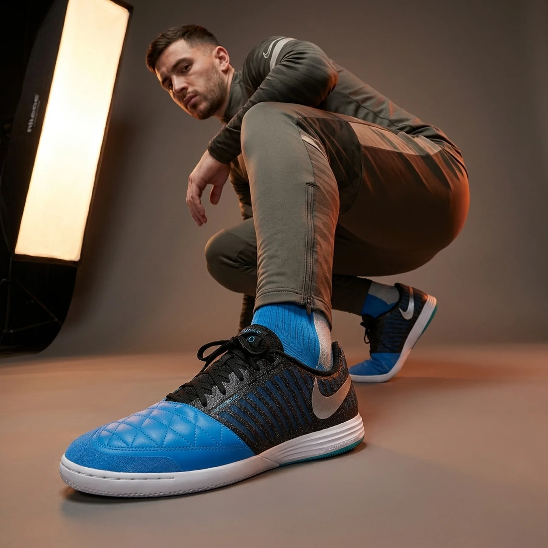 Футзалки унісекс Nike Lunar Gato Ii Blue (580456-014)