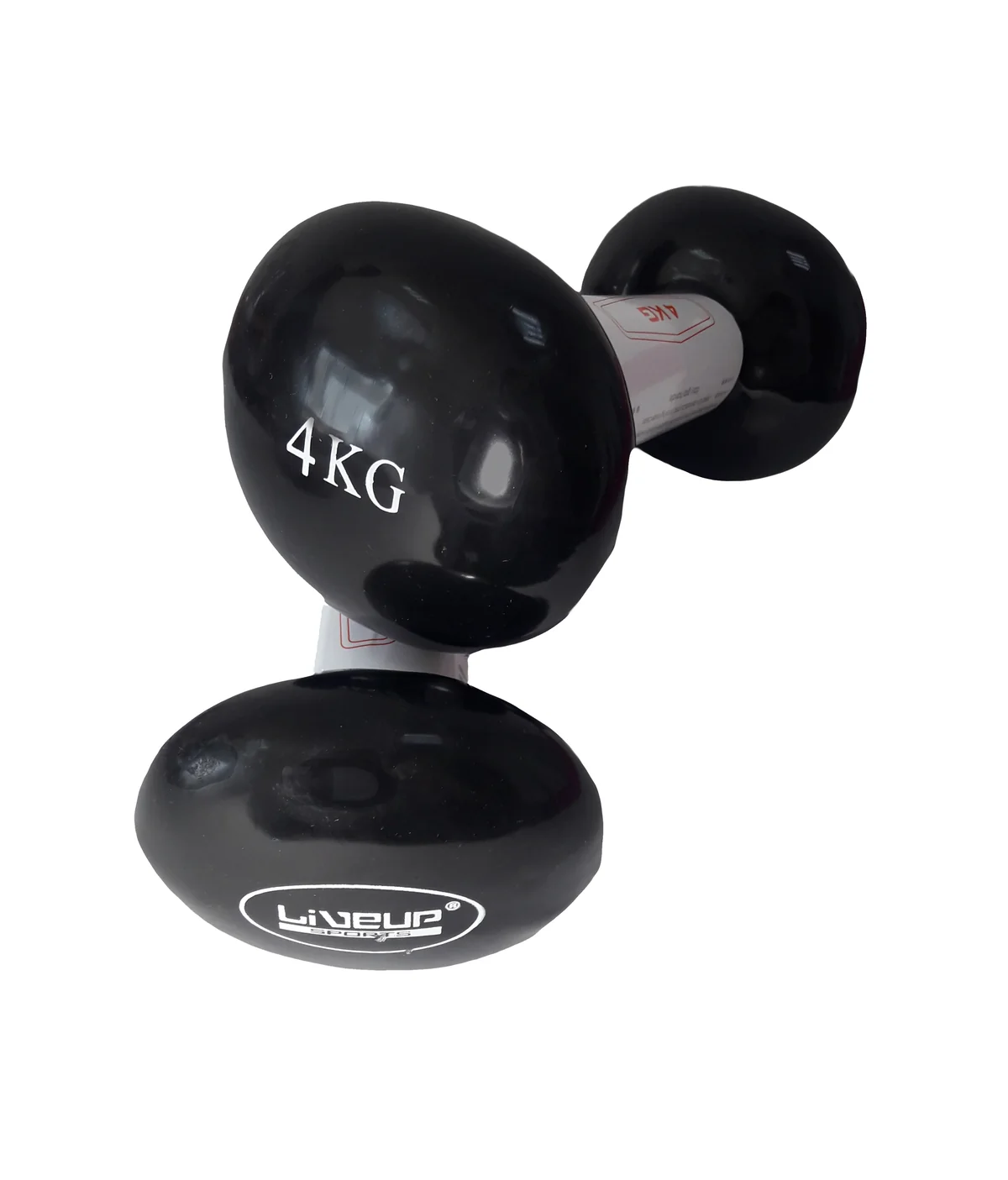 Гантелі для фітнесу Liveup Vinyl Dumbbell Egg (LS2001-4)