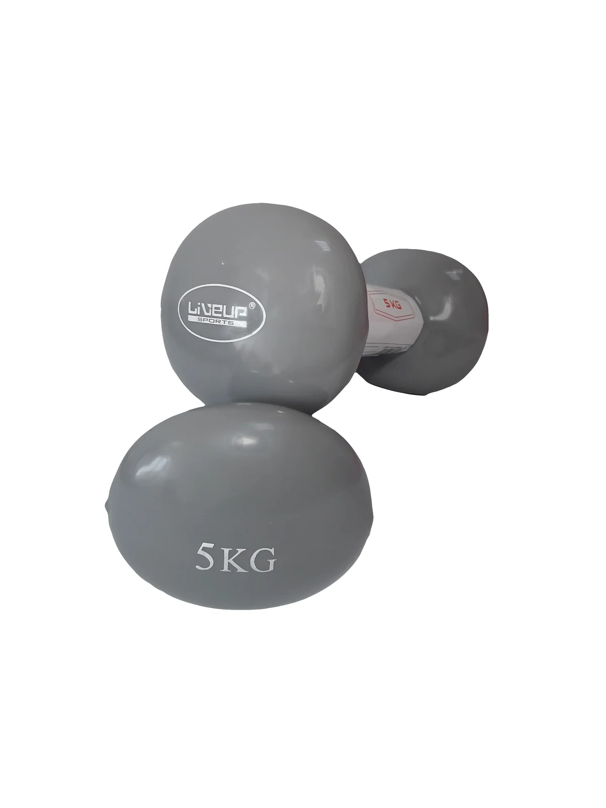 Гантелі для фітнесу Liveup Vinyl Dumbbell Egg (LS2001-5)