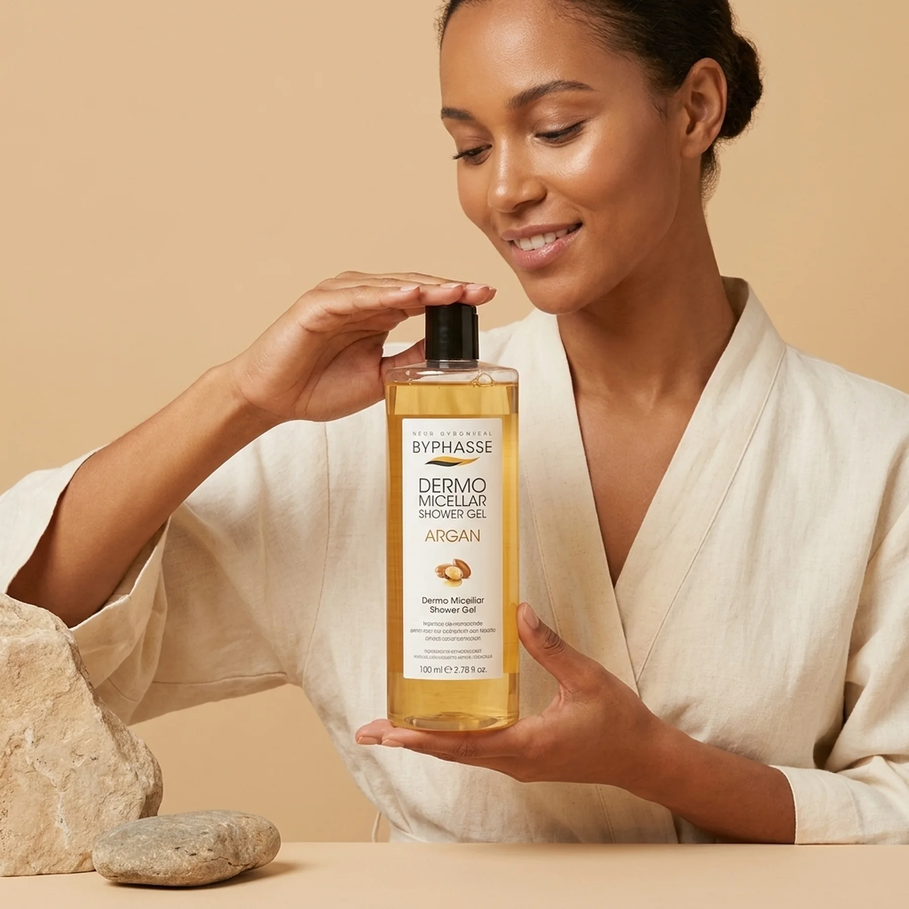 Гель для душа Byphasse Dermo Micellar Shower Gel 1000 мл Argan