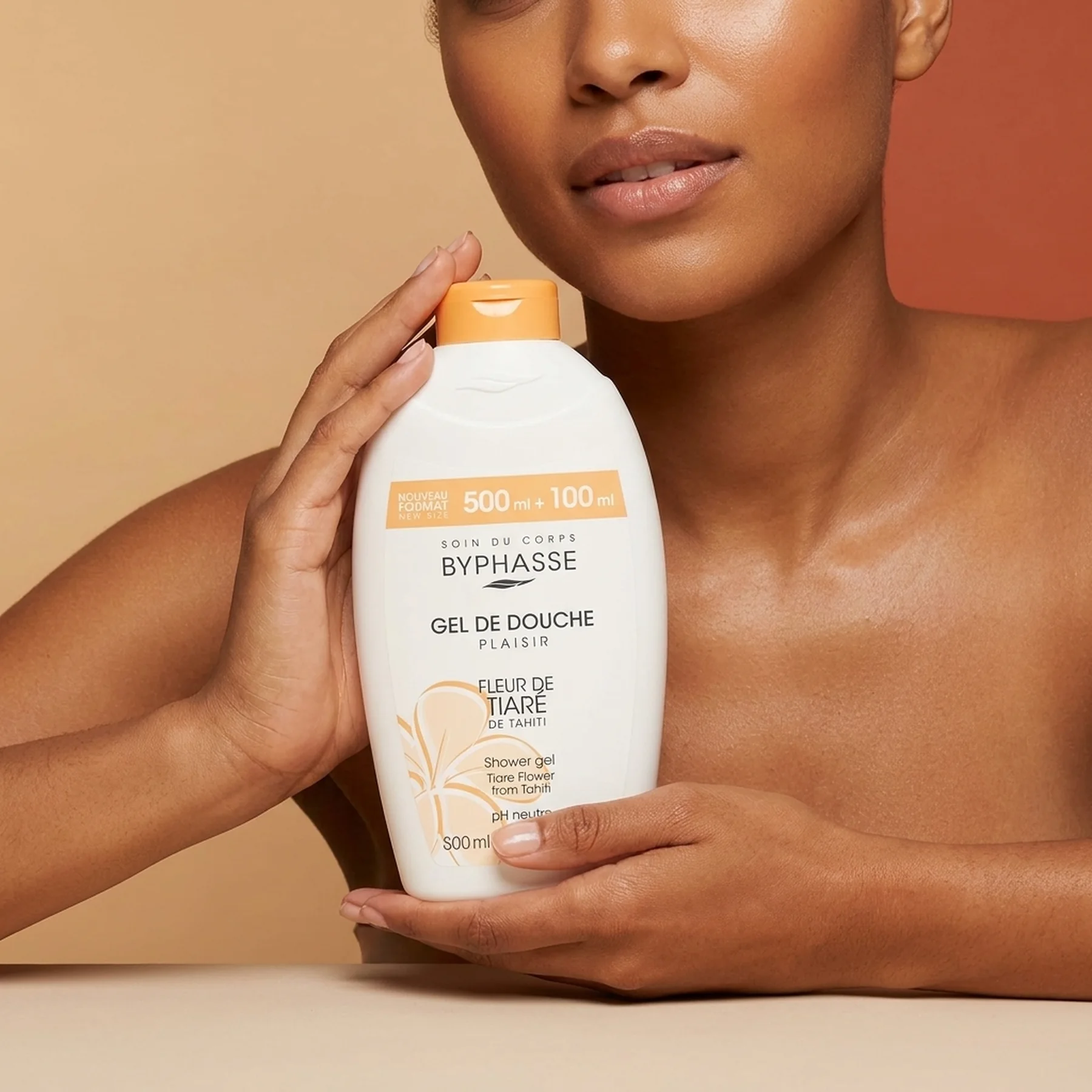 Гель для душа Byphasse Plaisir Shower Gel (New look) 600 мл Квітка тіаре