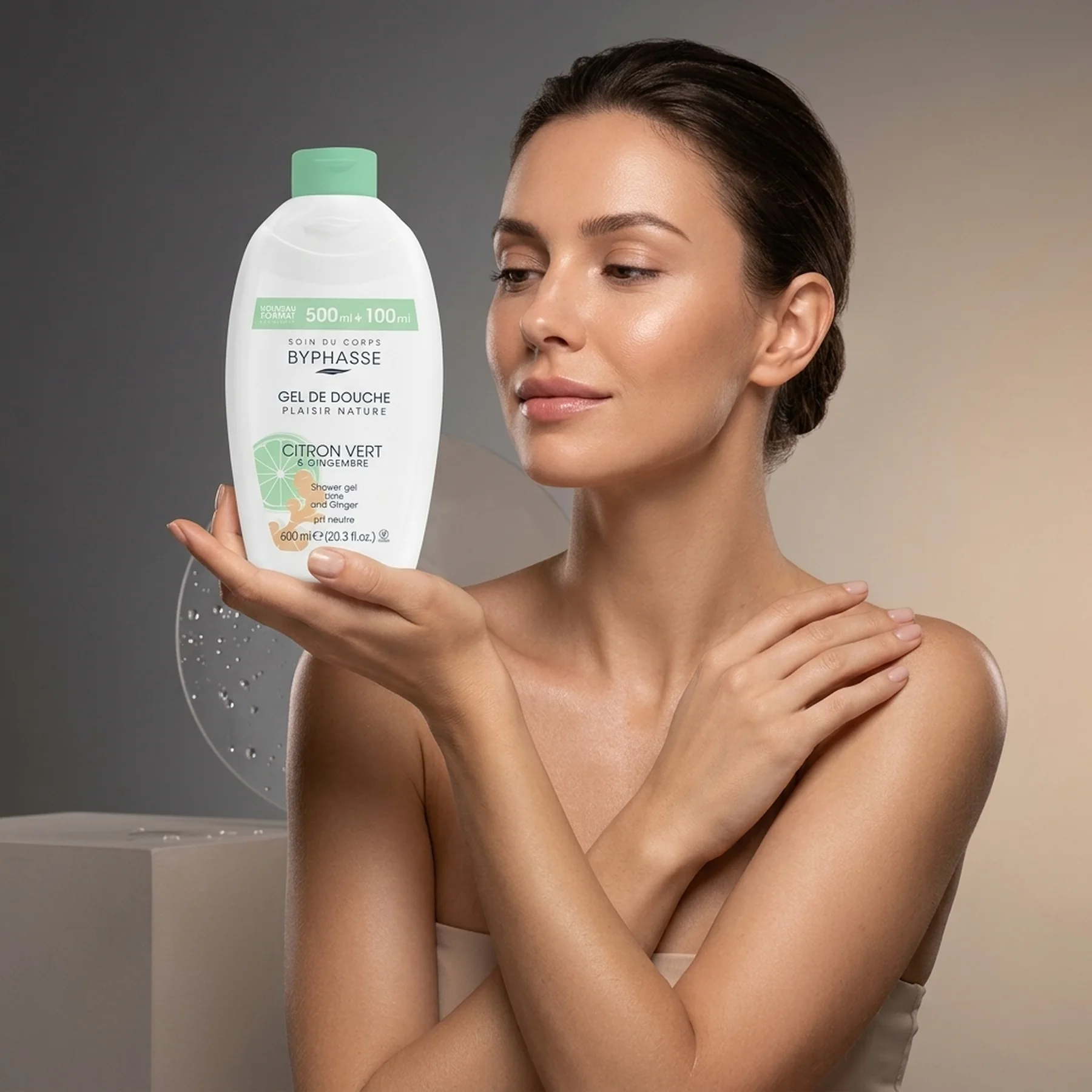 Гель для душа Byphasse Plaisir Shower Gel (New look) 600 мл Лайм та імбир