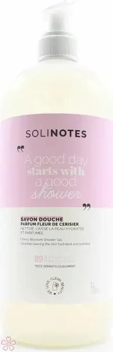 Гель для душа для женщин Solinotes Fleur De Cerisier 1000 мл