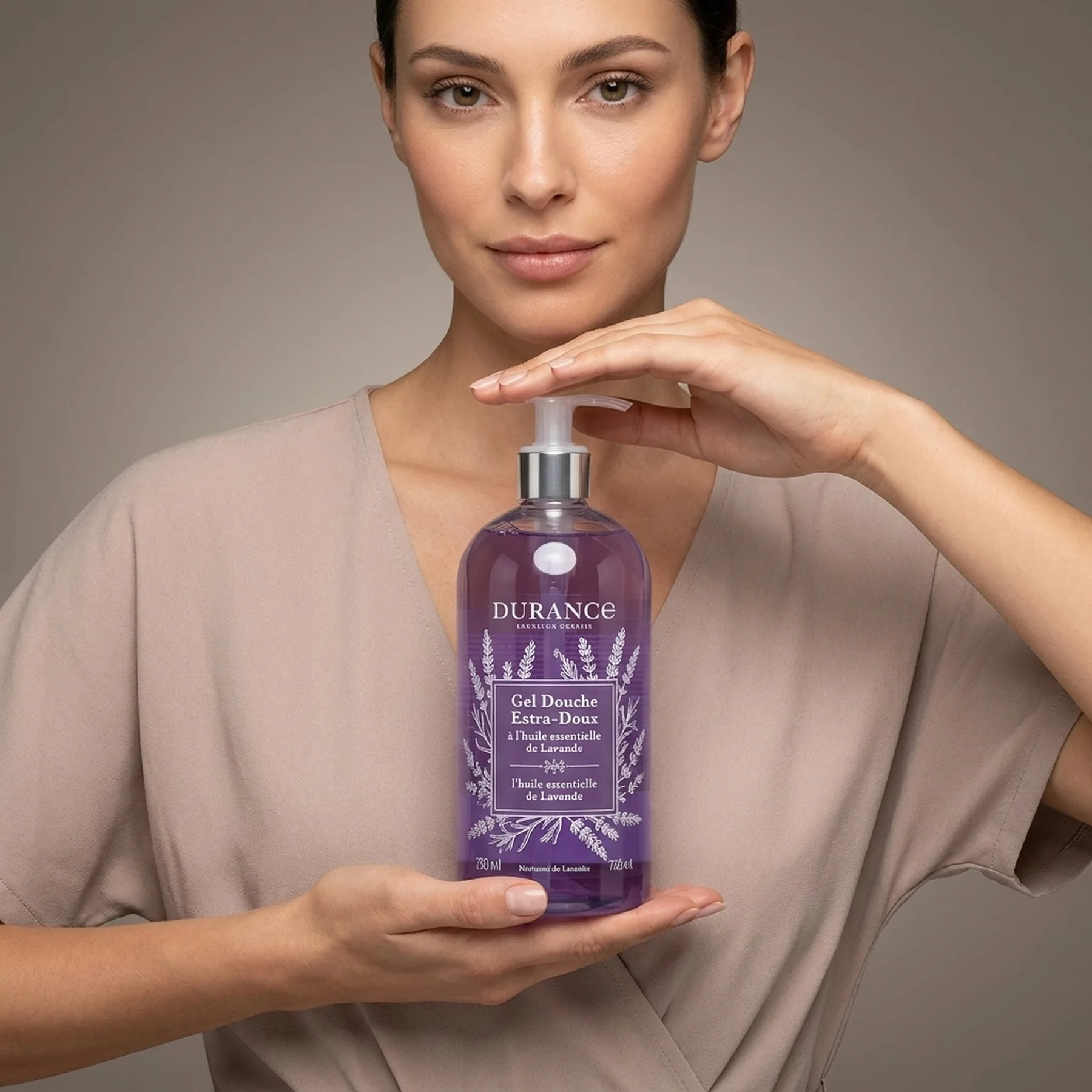 Гель для душа экстра мягкий Durance Gel Douche Extra-Doux 750 мл Лавандова олія