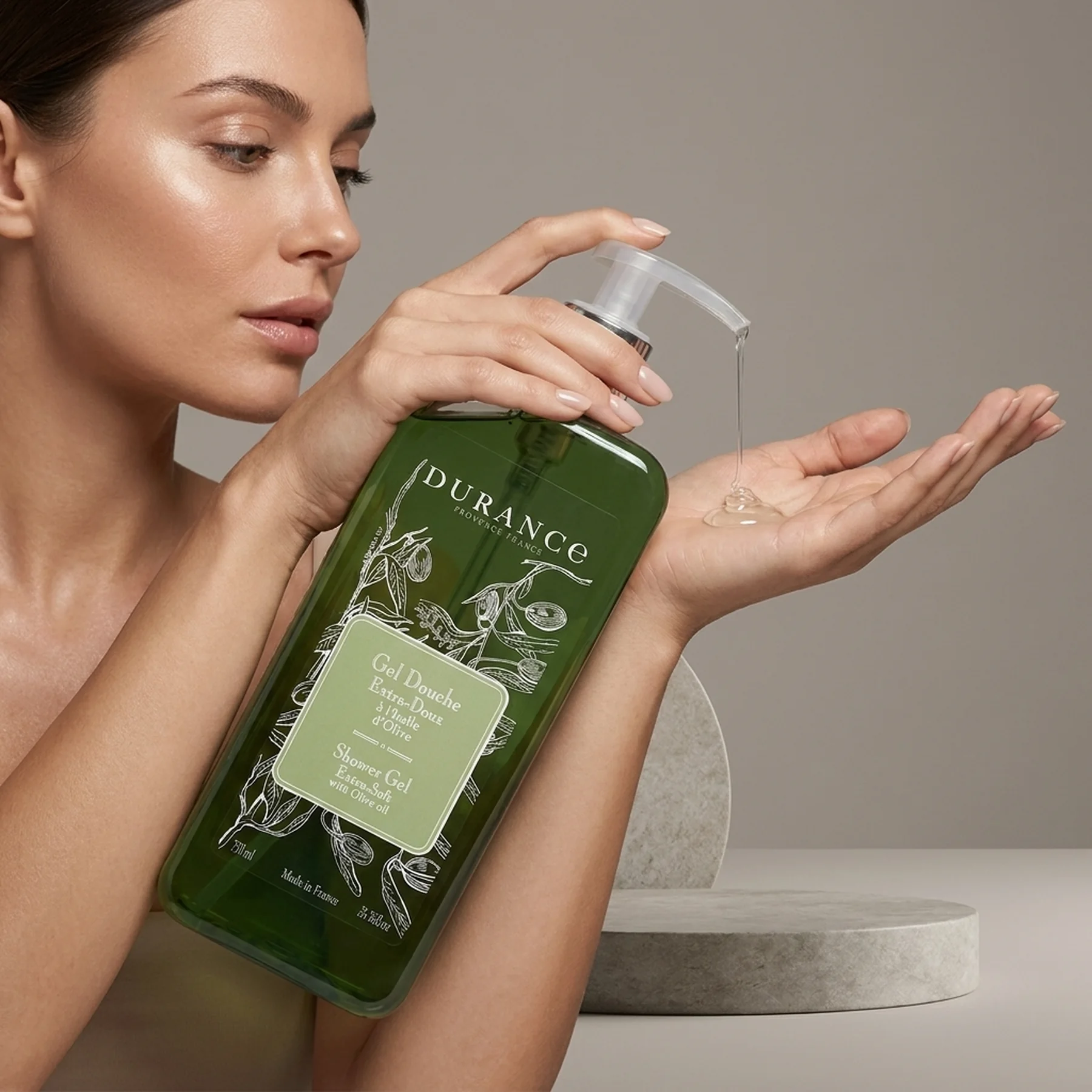 Гель для душа экстра мягкий Durance Gel Douche Extra-Doux 750 мл Оливкова олія