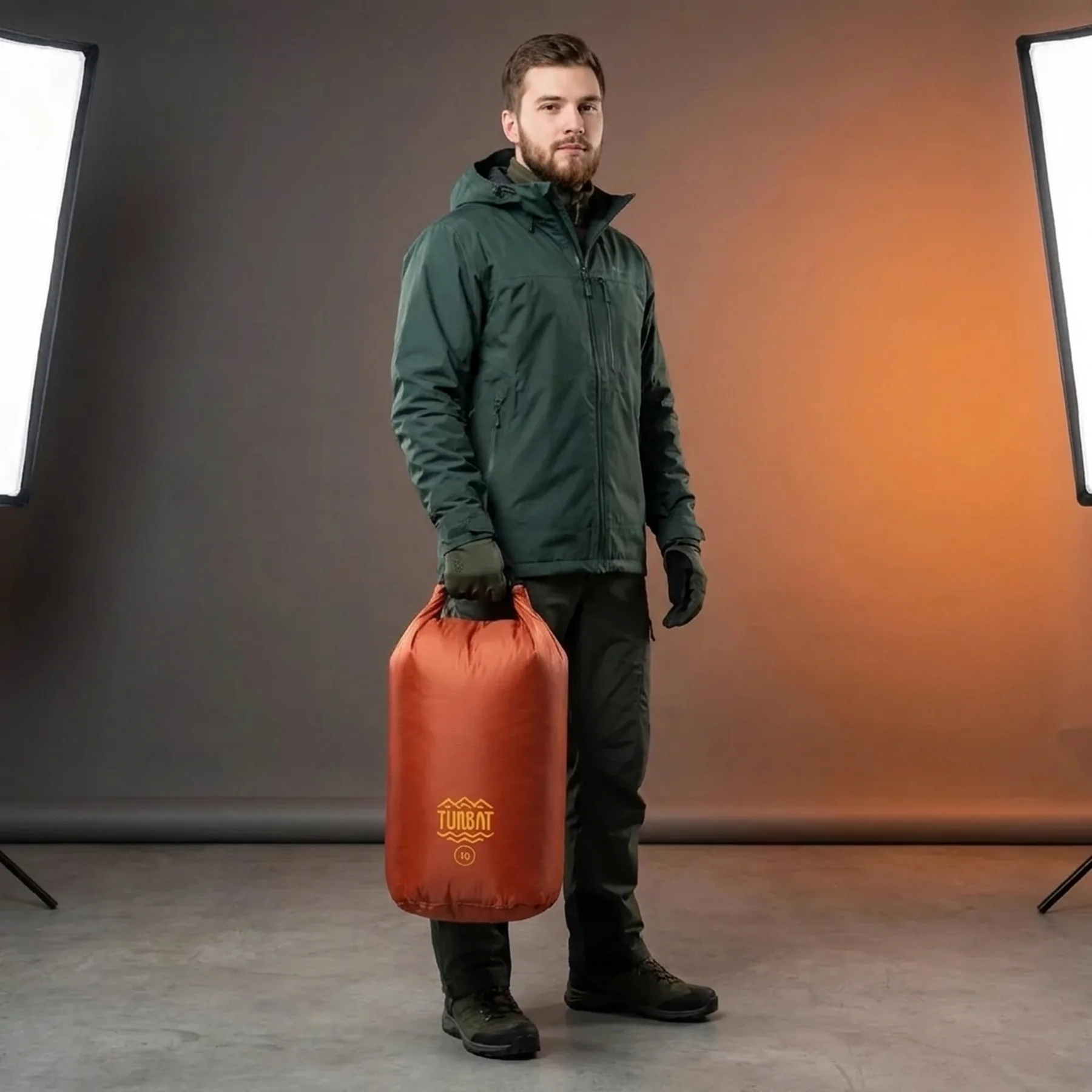 Гермомішок Turbat GERMIK 10L orange - оранжевий