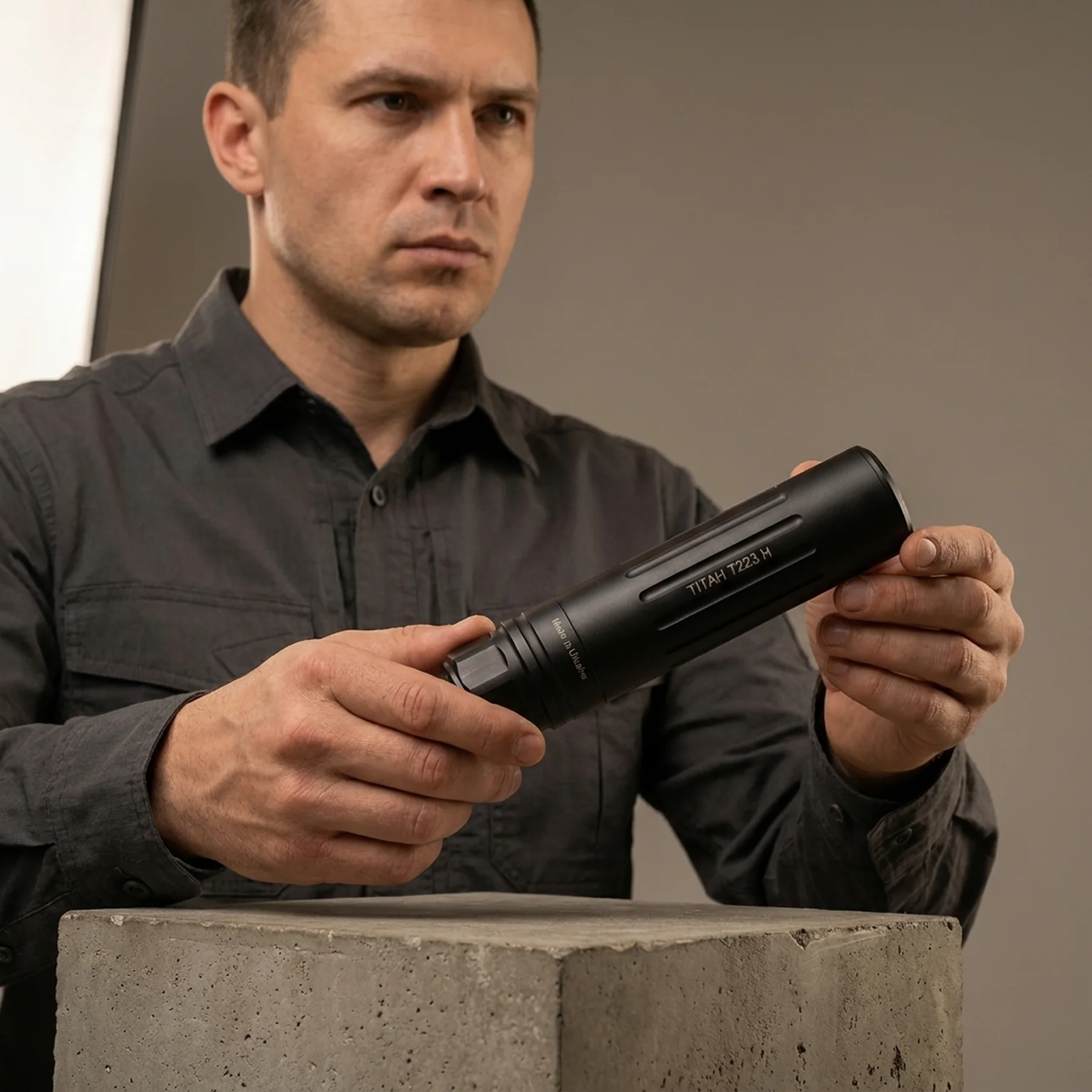 Глушник FROMSTEEL подовжений та удосконалений для 5.56 ТИТАН T223.H