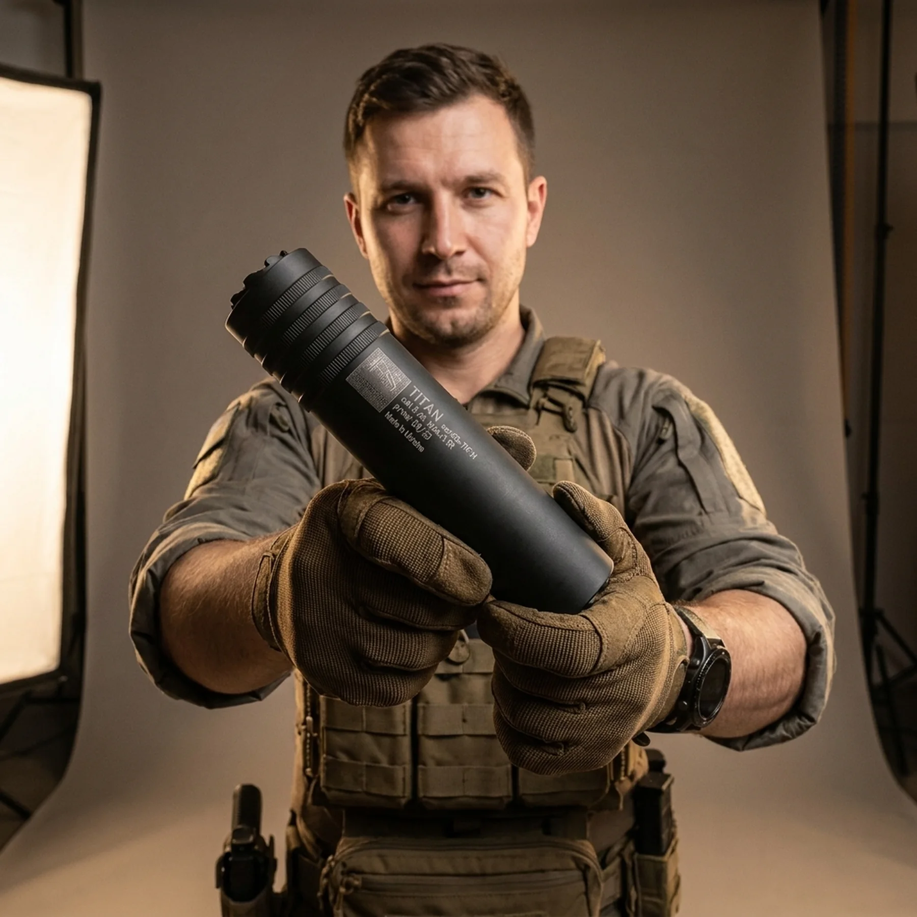 Глушник FROMSTEEL полегшений та удосконалений для 5.45 ТИТАН FS-T1F.H