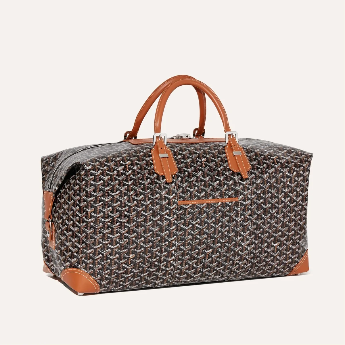 Goyard Bowling 55 Bag Black & Tan