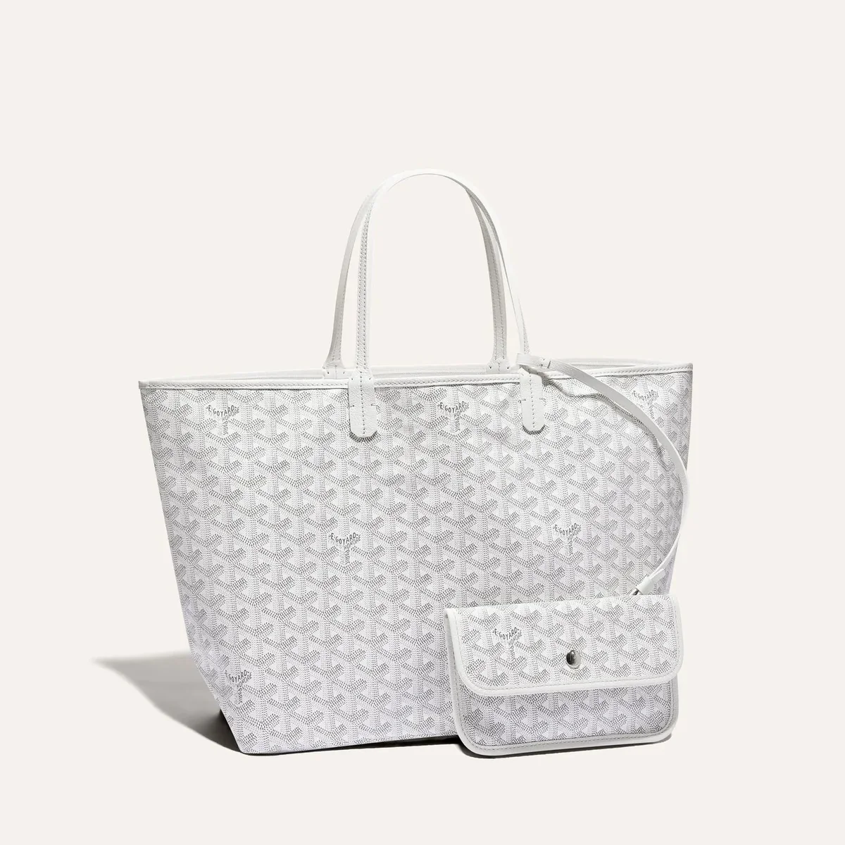 Goyard Saint Louis PM Bag White