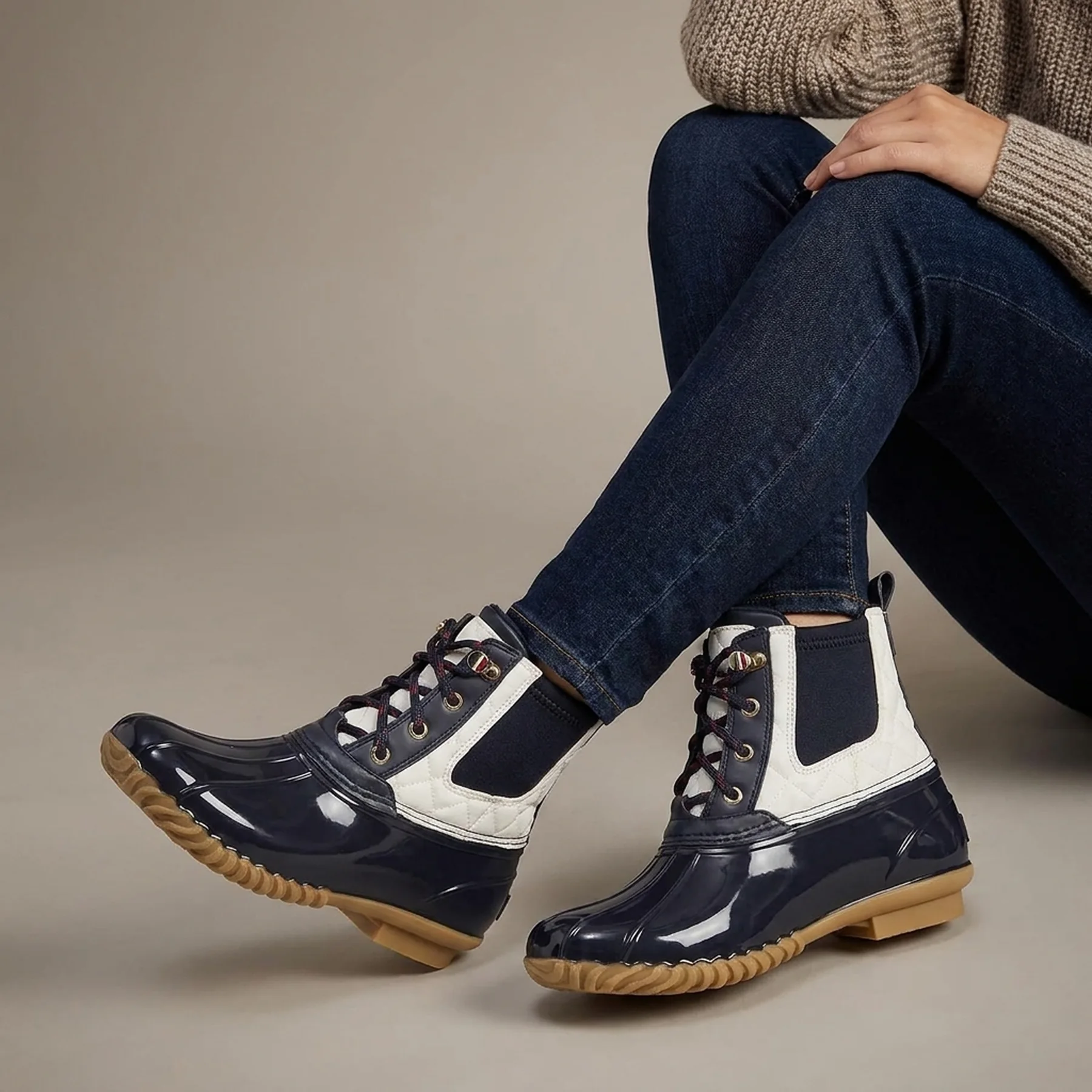 Гумові черевики Tommy Hilfiger на хутрі 36